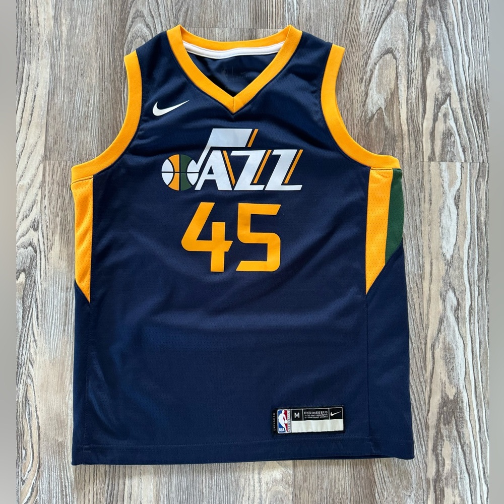 Utah Jazz 45-Donovan Mitchell Nike Jersey